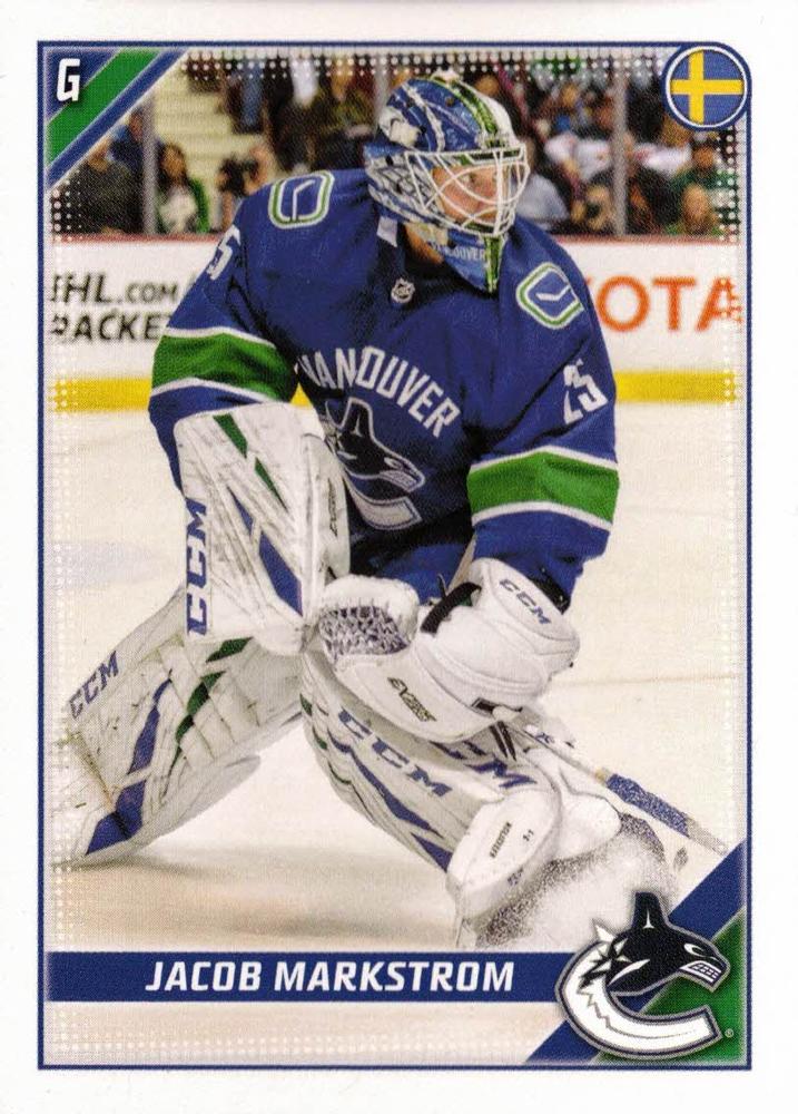 Jacob Markstrom #472 Vancouver Canucks | 2019-20 Topps NHL Sticker Collection