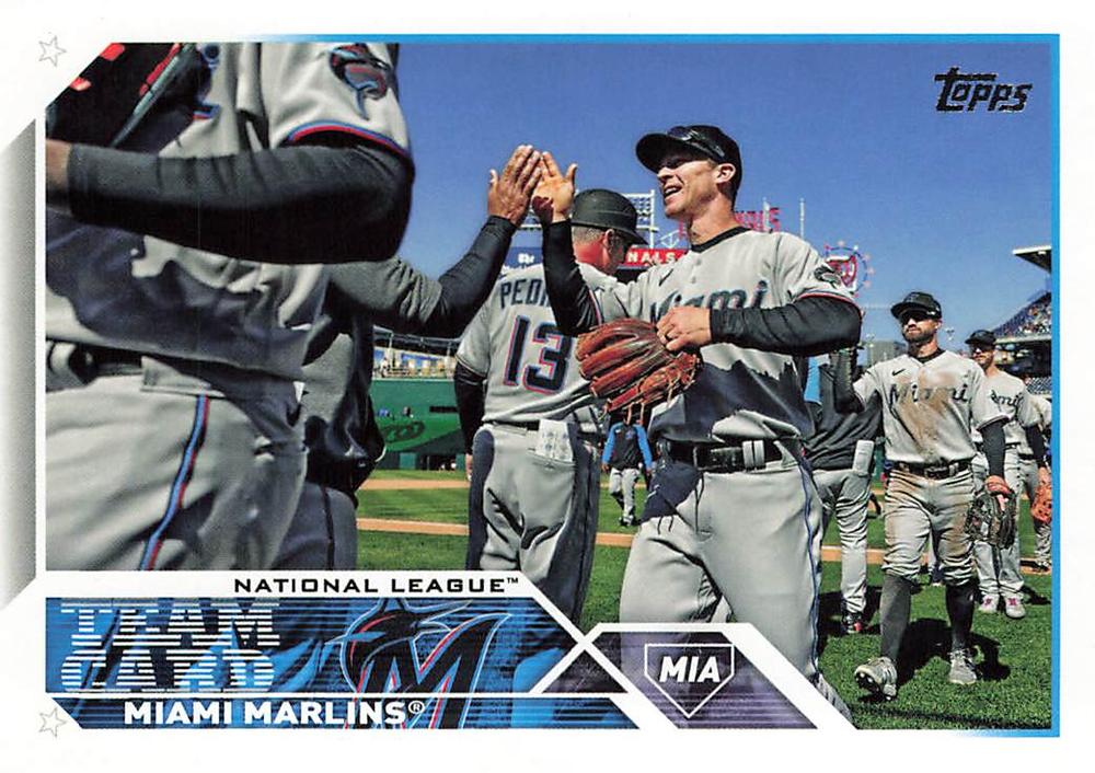 Miami Marlins #473 Miami Marlins | 2023 Topps