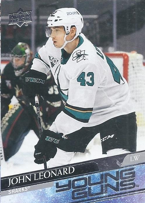 John Leonard #474 San Jose Sharks | 2020-21 Upper Deck