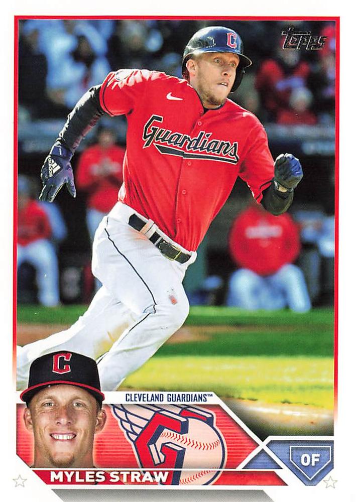 Myles Straw #474 Cleveland Guardians | 2023 Topps