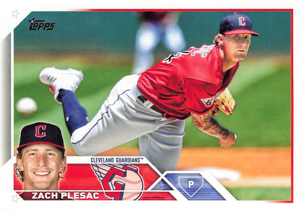Zach Plesac #476 Cleveland Guardians | 2023 Topps