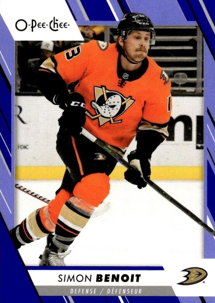 Simon Benoit #476 Anaheim Ducks | 2023-24 O-Pee-Chee Blue Border