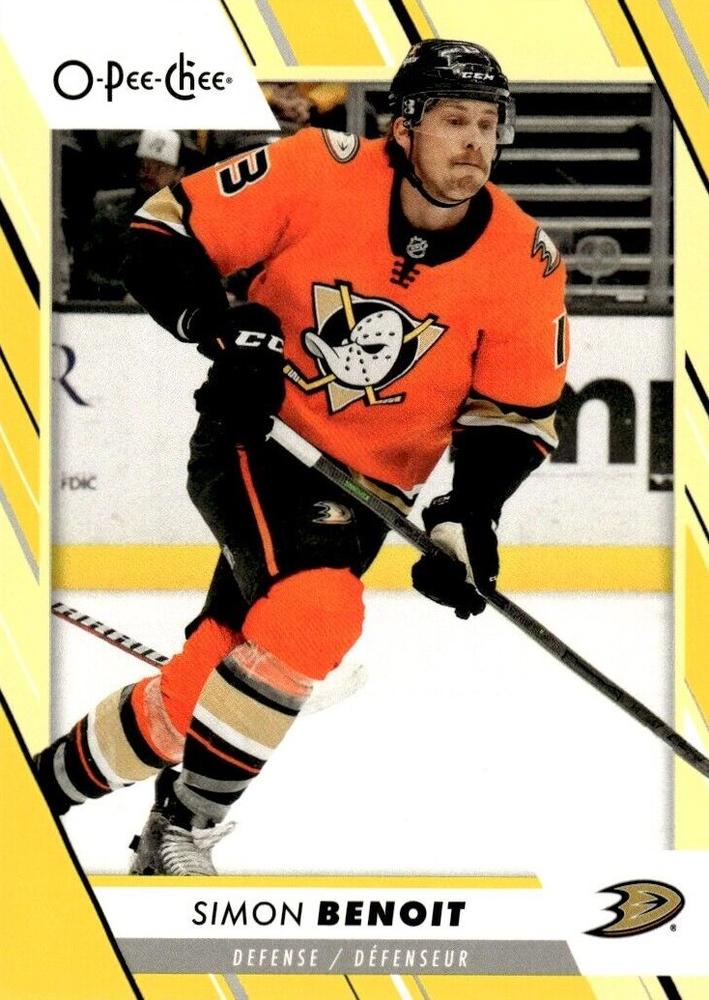 Simon Benoit #476 Anaheim Ducks | 2023-24 O-Pee-Chee Yellow Border