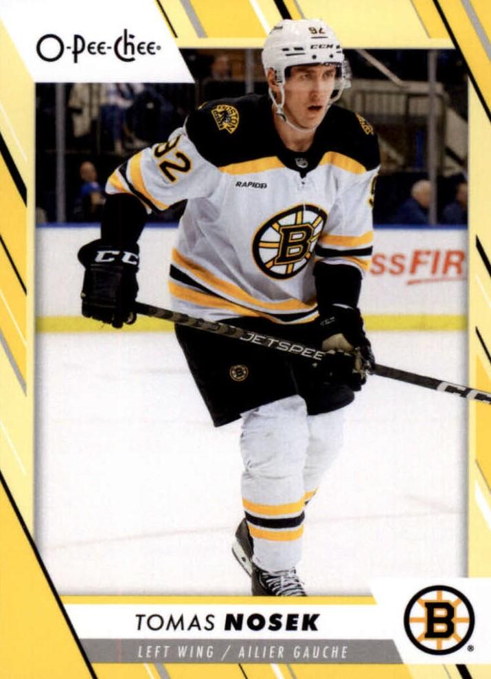 Tomas Nosek #477 Boston Bruins | 2023-24 O-Pee-Chee Yellow Border