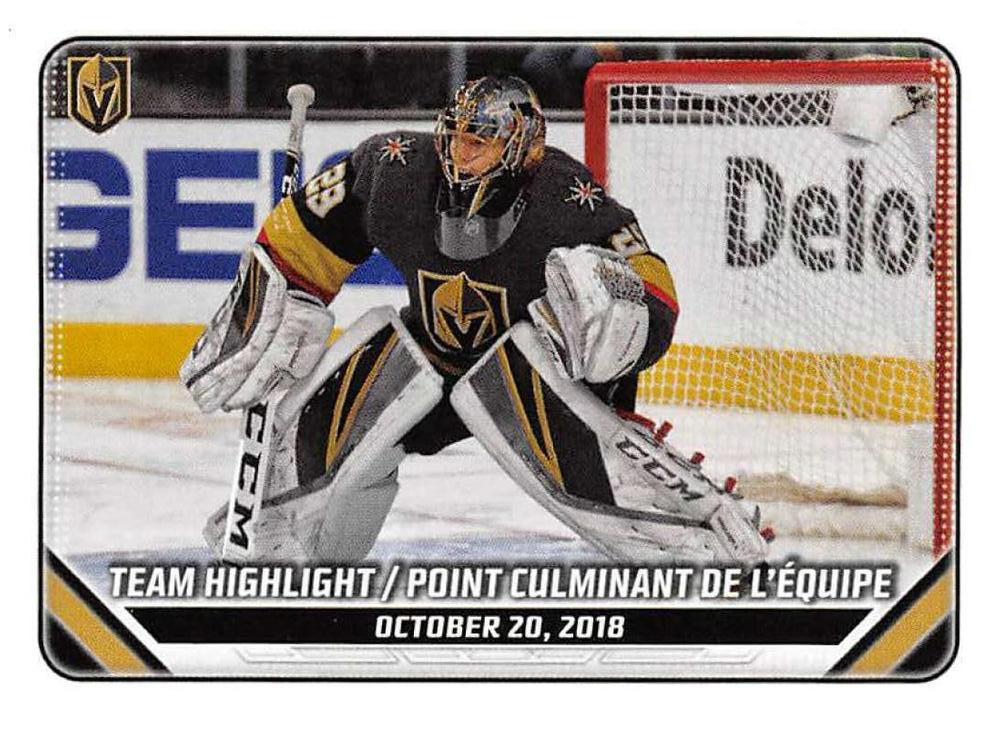 2018/19 Team Highlight #478 | 2019-20 Topps NHL Sticker Collection