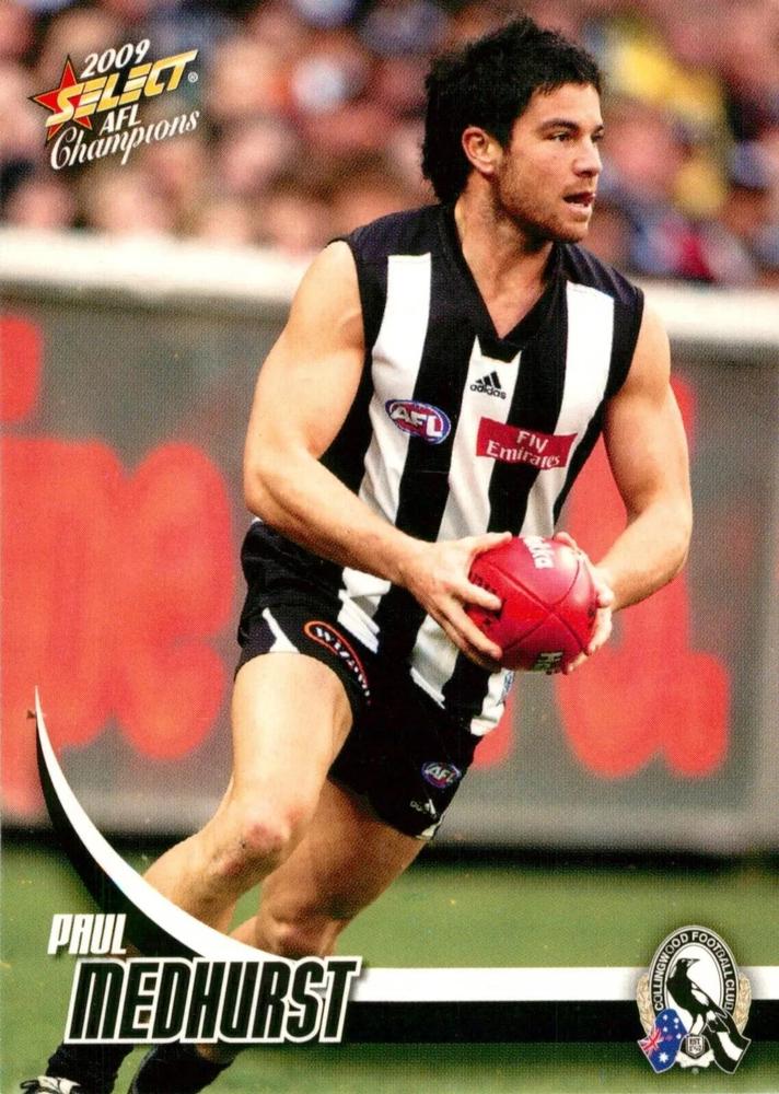 Paul Medhurst #47 Collingwood Magpies | 2009 Select AFL Champions