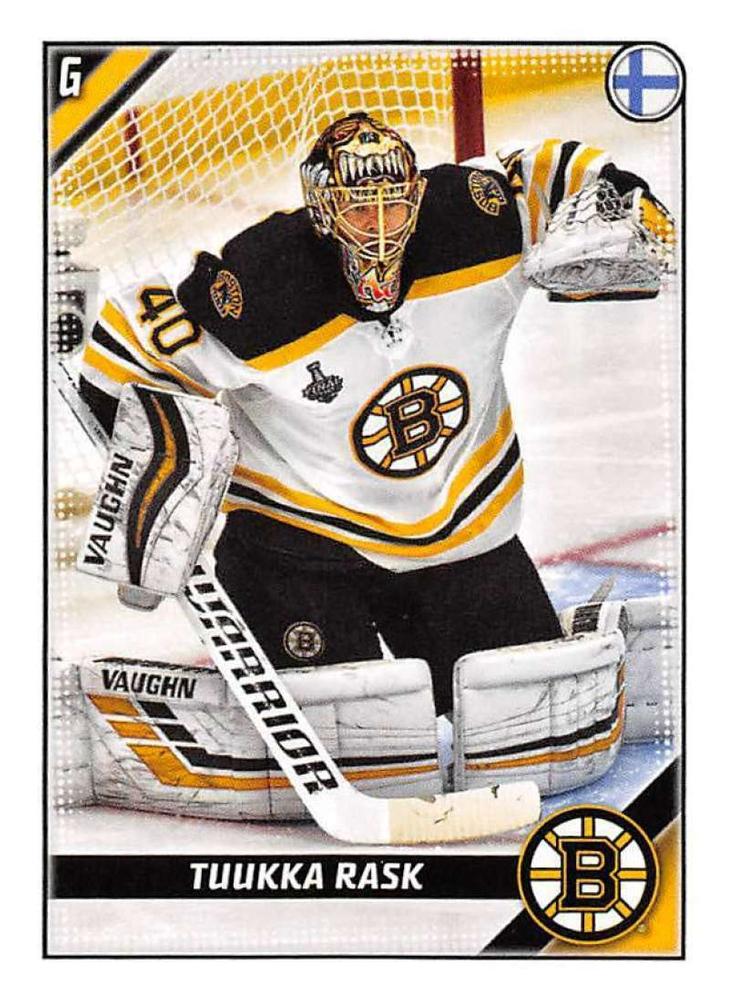 Tuukka Rask #47 Boston Bruins | 2019-20 Topps NHL Sticker Collection