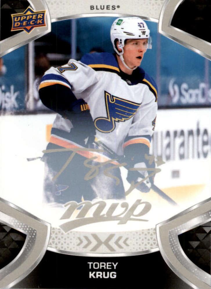 Torey Krug #47 St. Louis Blues | 2021-22 Upper Deck MVP Silver Script