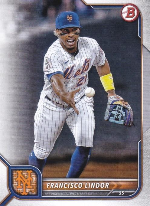 Francisco Lindor #47 New York Mets | 2022 Bowman