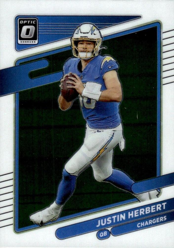 Justin Herbert #47 Los Angeles Chargers | 2021 Donruss Optic | NFL Football