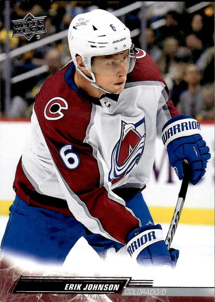 Erik Johnson #47 Colorado Avalanche | 2022-23 Upper Deck