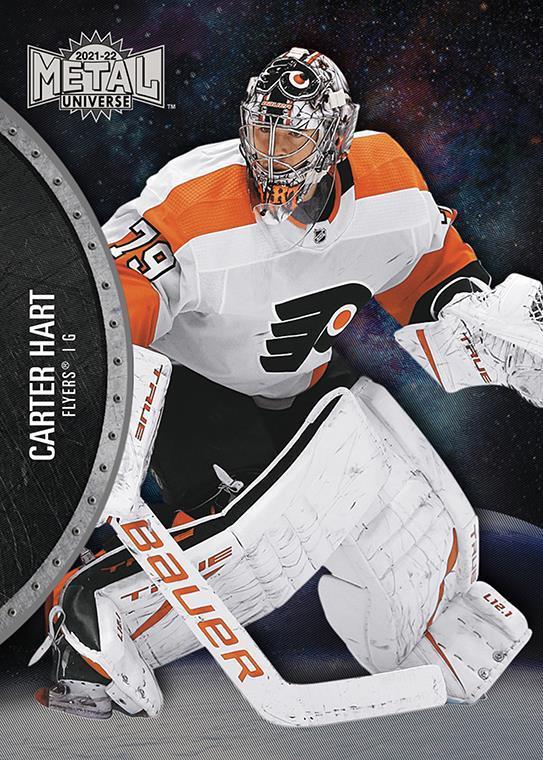 Carter Hart #47 Philadelphia Flyers | 2021-22 SkyBox Metal Universe