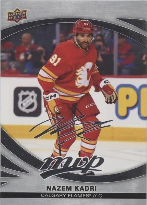 Nazem Kadri #47 Calgary Flames | 2023-24 Upper Deck MVP Silver Script