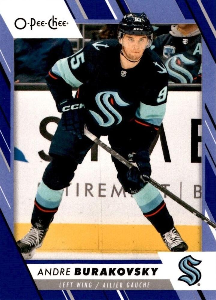 Andre Burakovsky #47 Seattle Kraken | 2023-24 O-Pee-Chee Blue Border