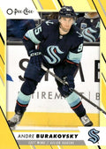 Andre Burakovsky #47 Seattle Kraken | 2023-24 O-Pee-Chee Yellow Border