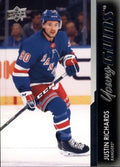 Justin Richards #480 New York Rangers | 2021-22 Upper Deck