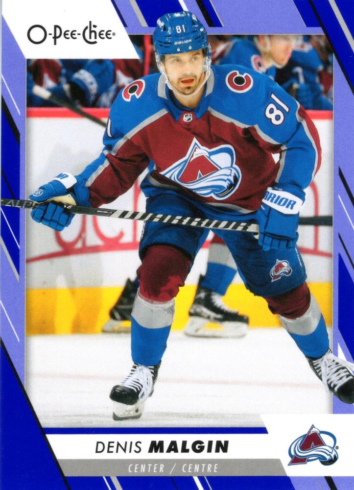 Denis Malgin #481 Colorado Avalanche | 2023-24 O-Pee-Chee Blue Border