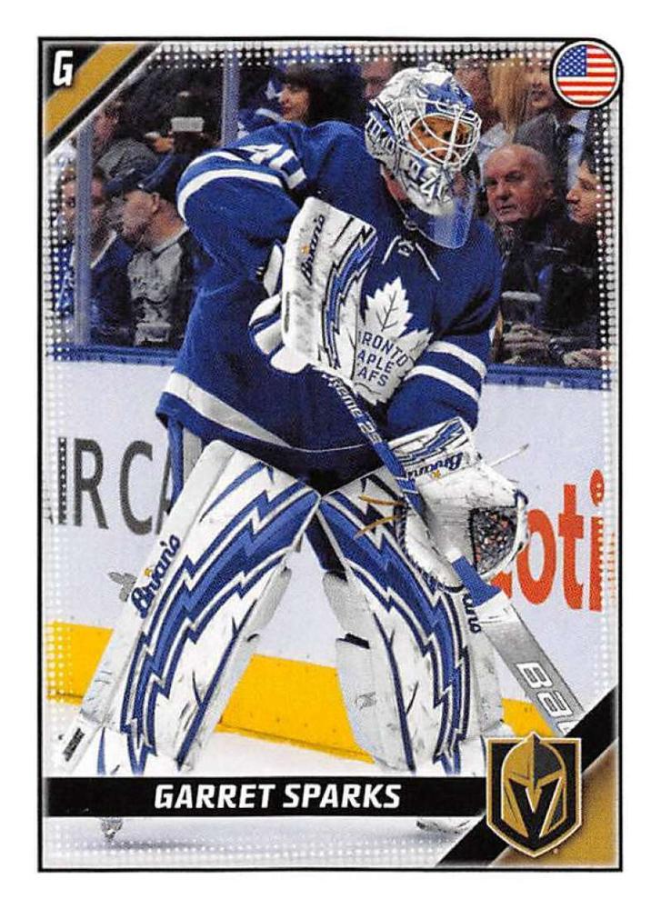 Garret Sparks #482 Vegas Golden Knights | 2019-20 Topps NHL Sticker Collection