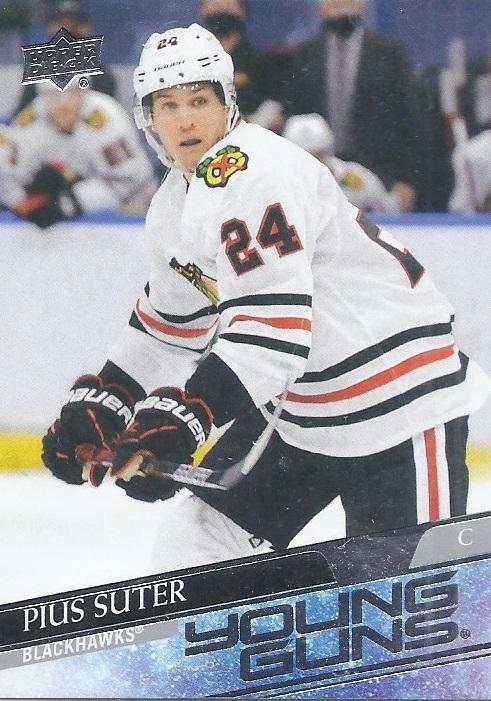 Pius Suter #484 Chicago Blackhawks | 2020-21 Upper Deck