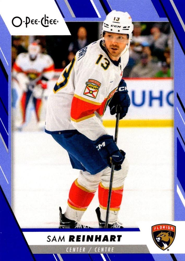 Sam Reinhart #484 Florida Panthers | 2023-24 O-Pee-Chee Blue Border