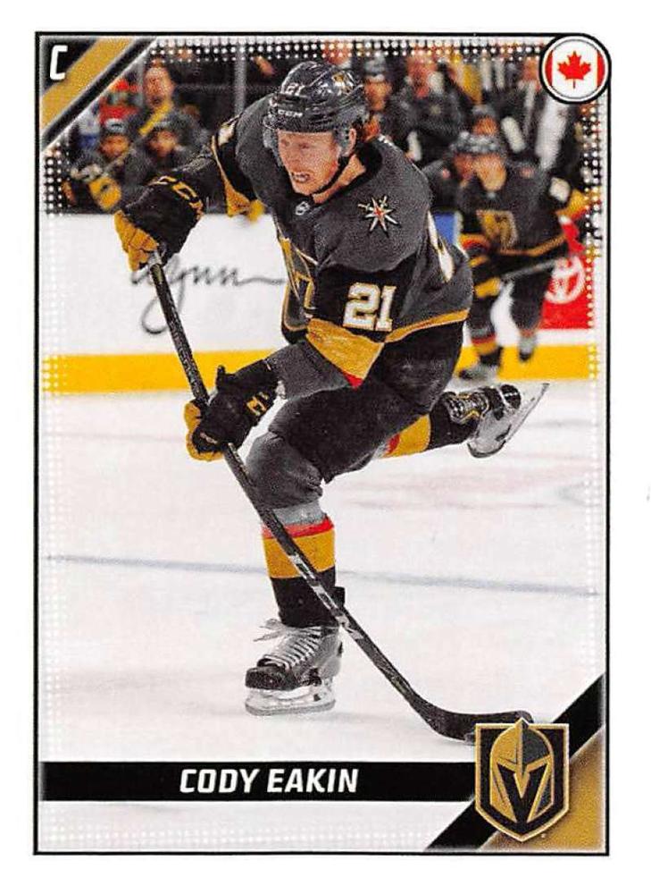 Cody Eakin #486 Vegas Golden Knights | 2019-20 Topps NHL Sticker Collection
