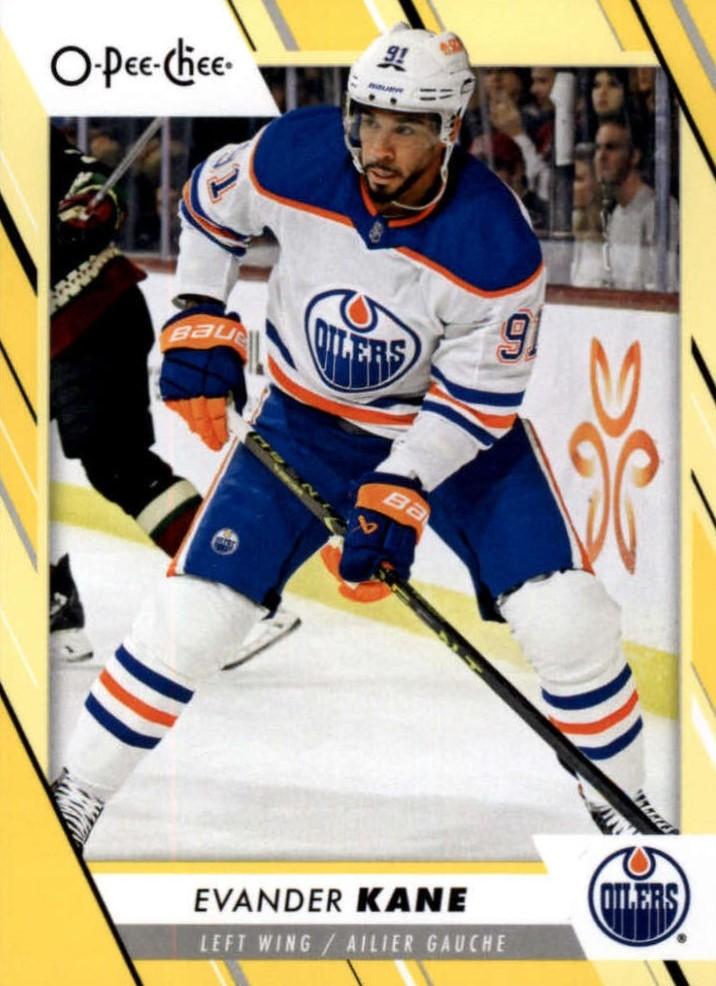 Evander Kane #486 Edmonton Oilers | 2023-24 O-Pee-Chee Yellow Border