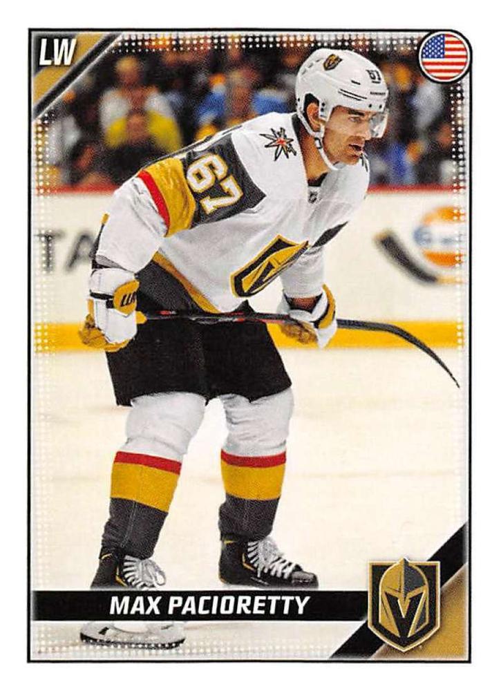 Max Pacioretty #487 Vegas Golden Knights | 2019-20 Topps NHL Sticker Collection