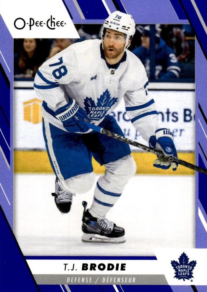 T.J. Brodie #487 Toronto Maple Leafs | 2023-24 O-Pee-Chee Blue Border