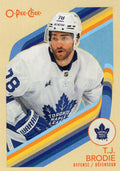 T.J. Brodie #487 Toronto Maple Leafs | 2023-24 O-Pee-Chee Retro