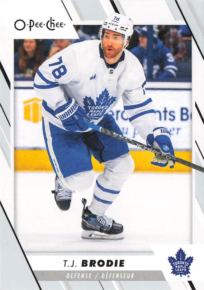 T.J. Brodie #487 Toronto Maple Leafs | 2023-24 O-Pee-Chee Hockey