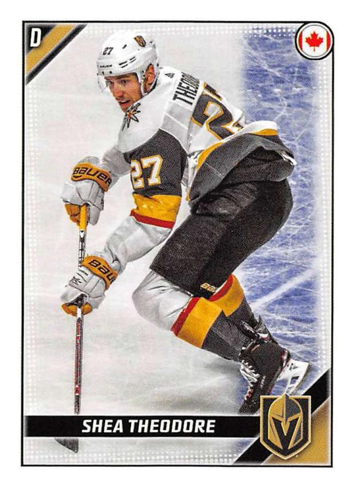 Shea Theodore #488 Vegas Golden Knights | 2019-20 Topps NHL Sticker Collection