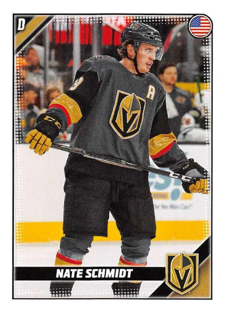 Nate Schmidt #489 Vegas Golden Knights | 2019-20 Topps NHL Sticker Collection
