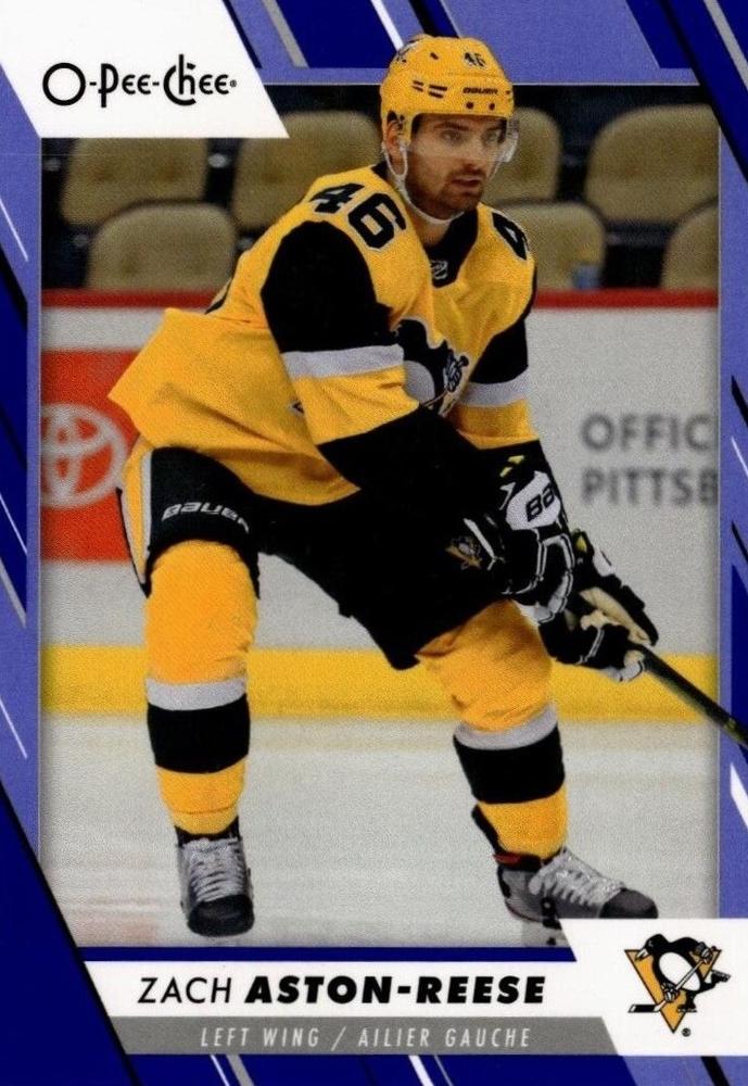 Zach Aston-Reese #489 Pittsburgh Penguins | 2023-24 O-Pee-Chee Blue Border