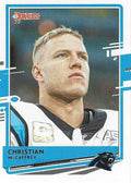 Christian McCaffrey #48 Carolina Panthers (White jersey, no helmet) | 2020 Panini Donruss | NFL Football