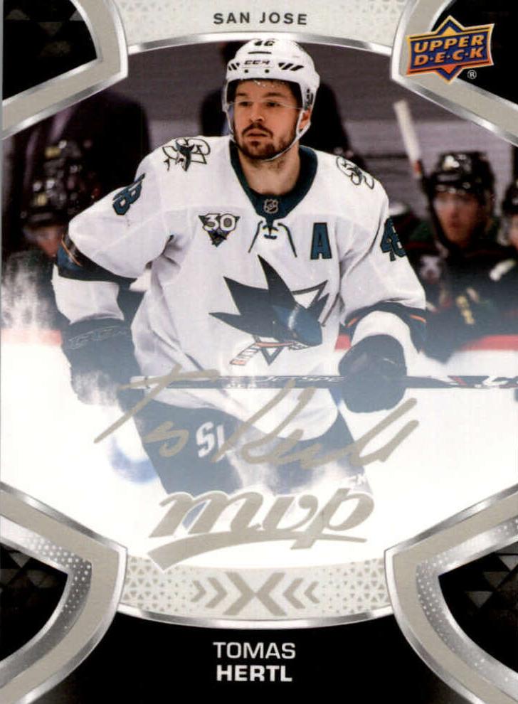 Tomas Hertl #48 San Jose Sharks | 2021-22 Upper Deck MVP Silver Script