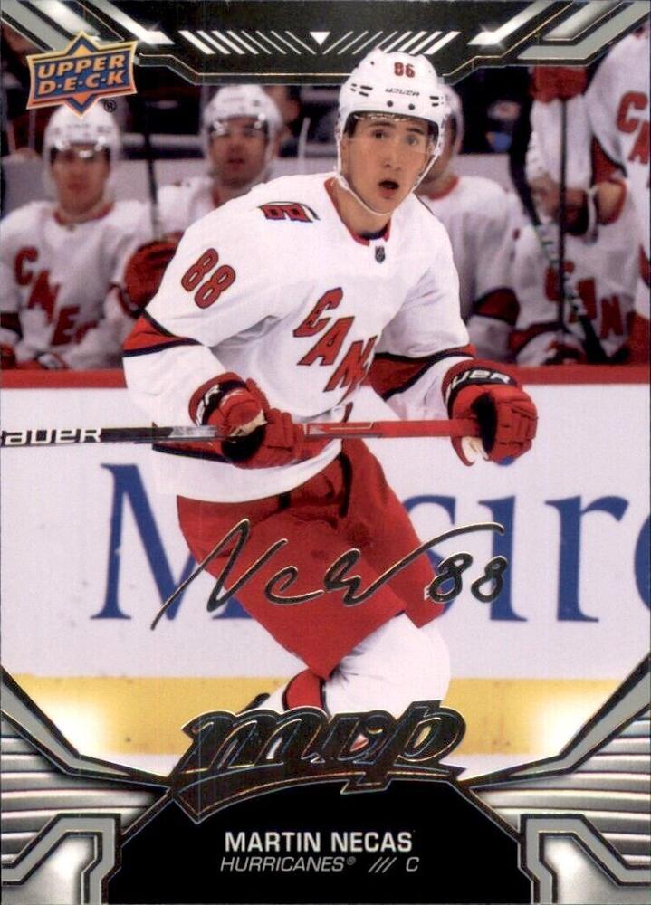 Martin Necas #48 Carolina Hurricanes | 2022-23 Upper Deck MVP Silver Script
