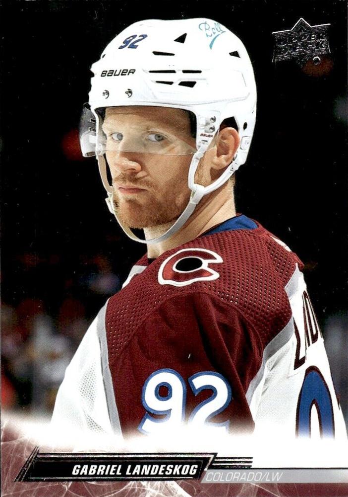 Gabriel Landeskog #48 Colorado Avalanche | 2022-23 Upper Deck