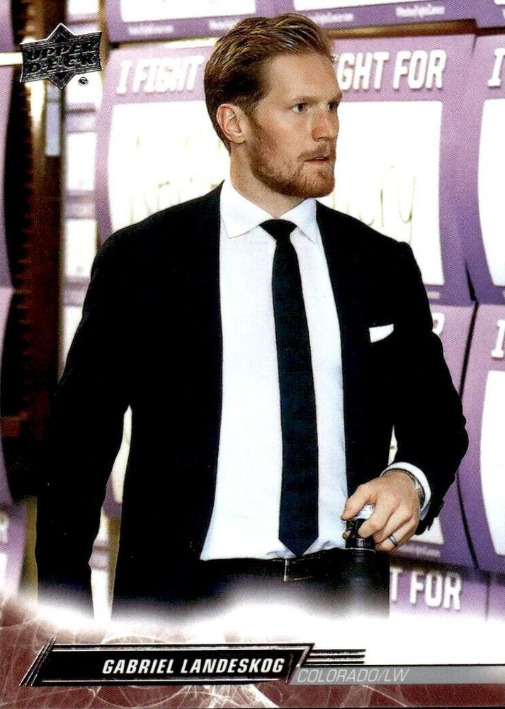 Gabriel Landeskog Suit Variant #48 Colorado Avalanche | 2022-23 Upper Deck