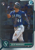 Julio Rodriguez #48 Seattle Mariners | 2022 Bowman Chrome