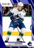 Quinn Hughes #48 Vancouver Canucks | 2023-24 O-Pee-Chee Blue Border