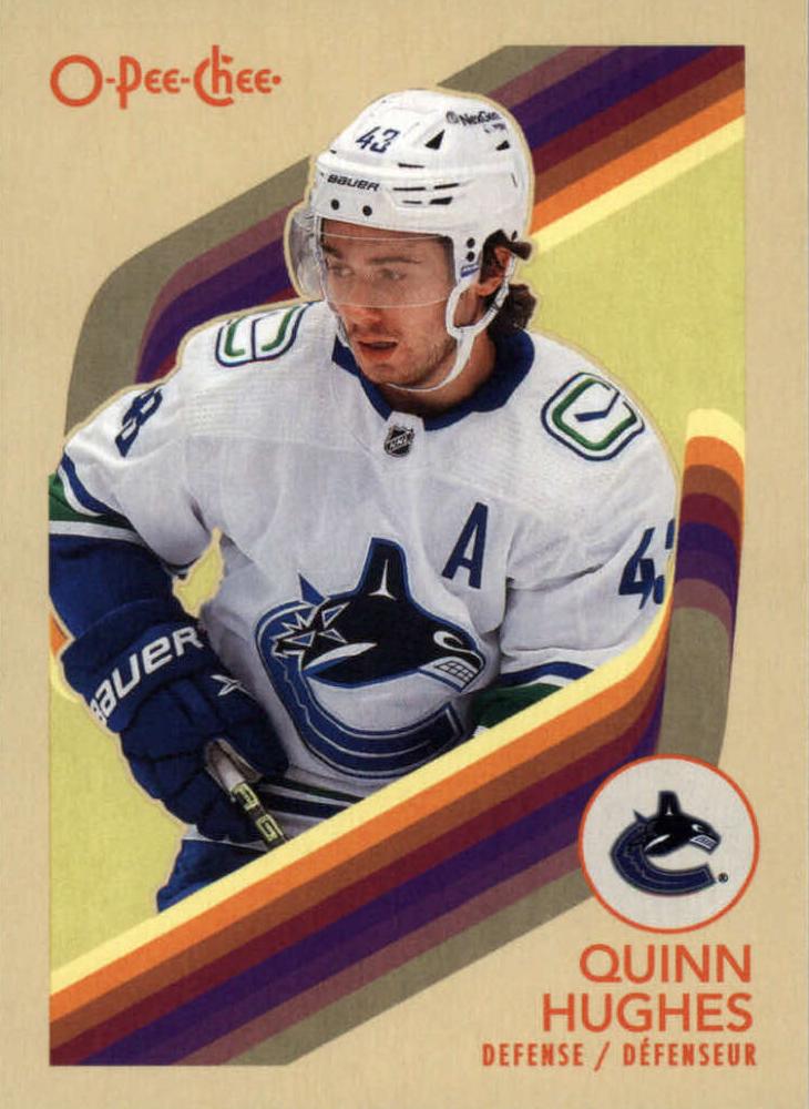 Quinn Hughes #48 Vancouver Canucks | 2023-24 O-Pee-Chee Retro