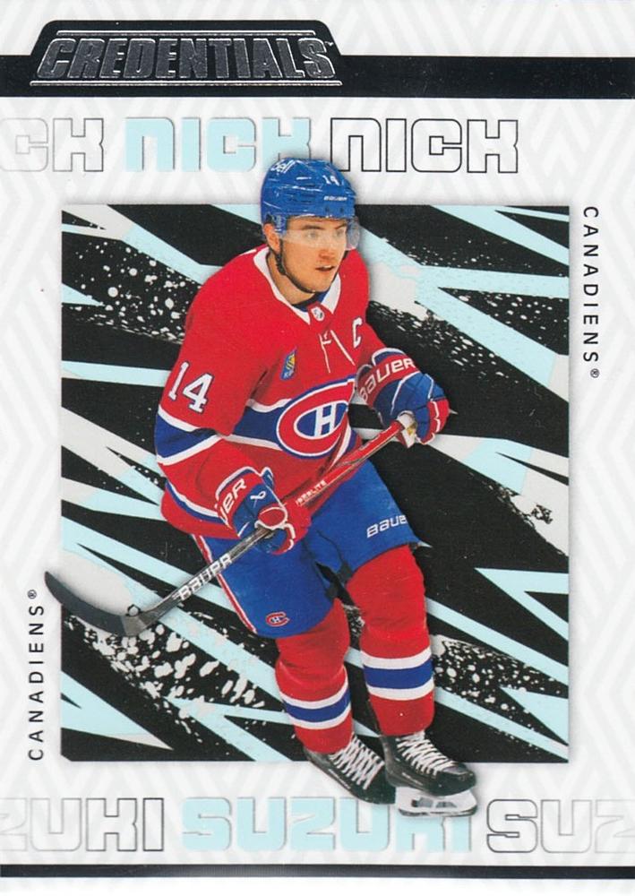 Nick Suzuki #48 Montreal Canadiens | 2023-24 Upper Deck Credentials