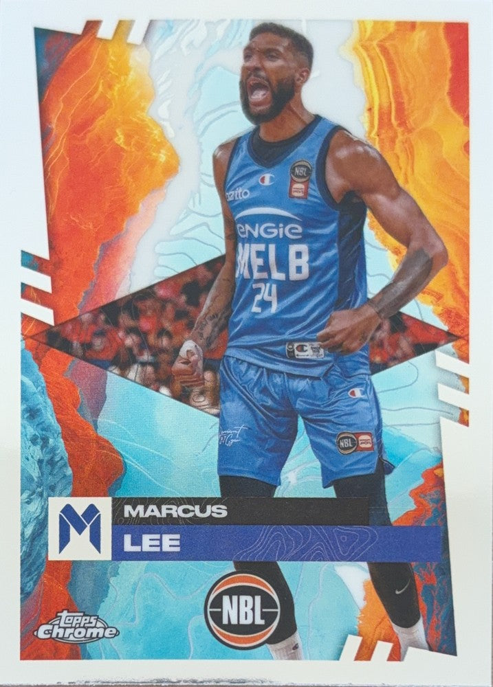 Marcus Lee #48 Melbourne United | 2024-25 Topps Chrome NBL (front)