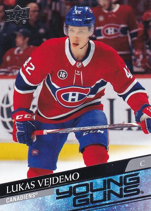 Lukas Vejdemo #490 Montreal Canadiens | 2020-21 Upper Deck