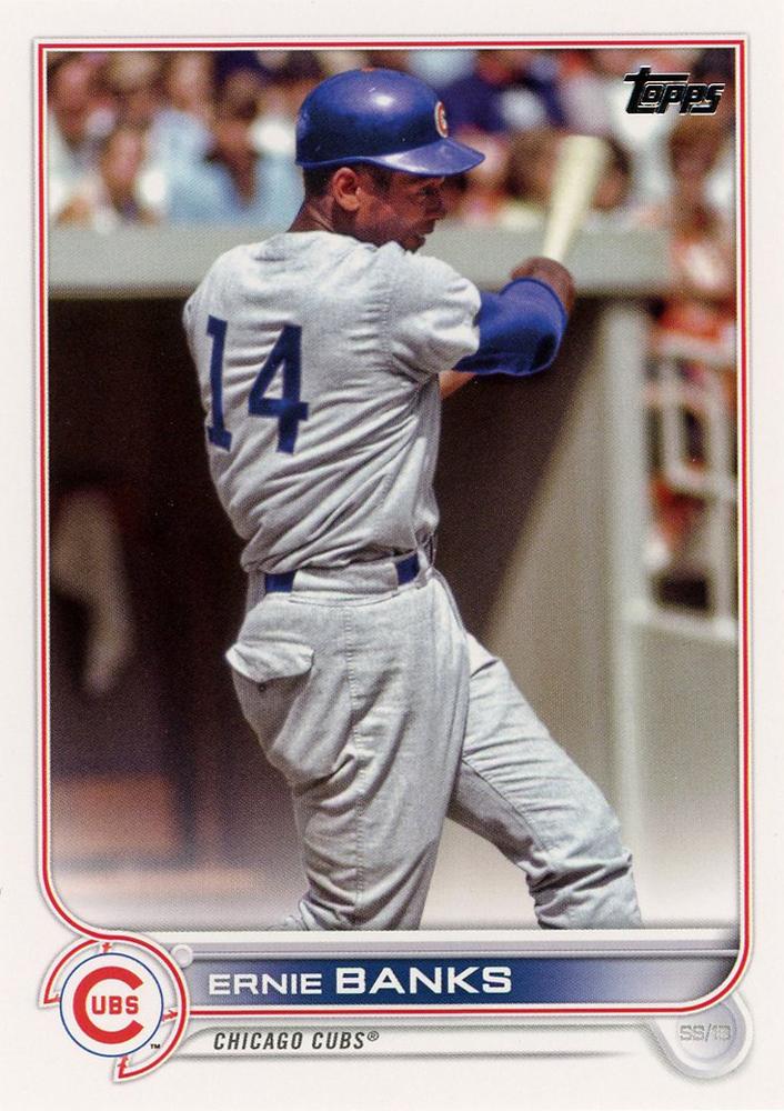 Ernie Banks #490 Chicago Cubs (Legend) | 2022 Topps