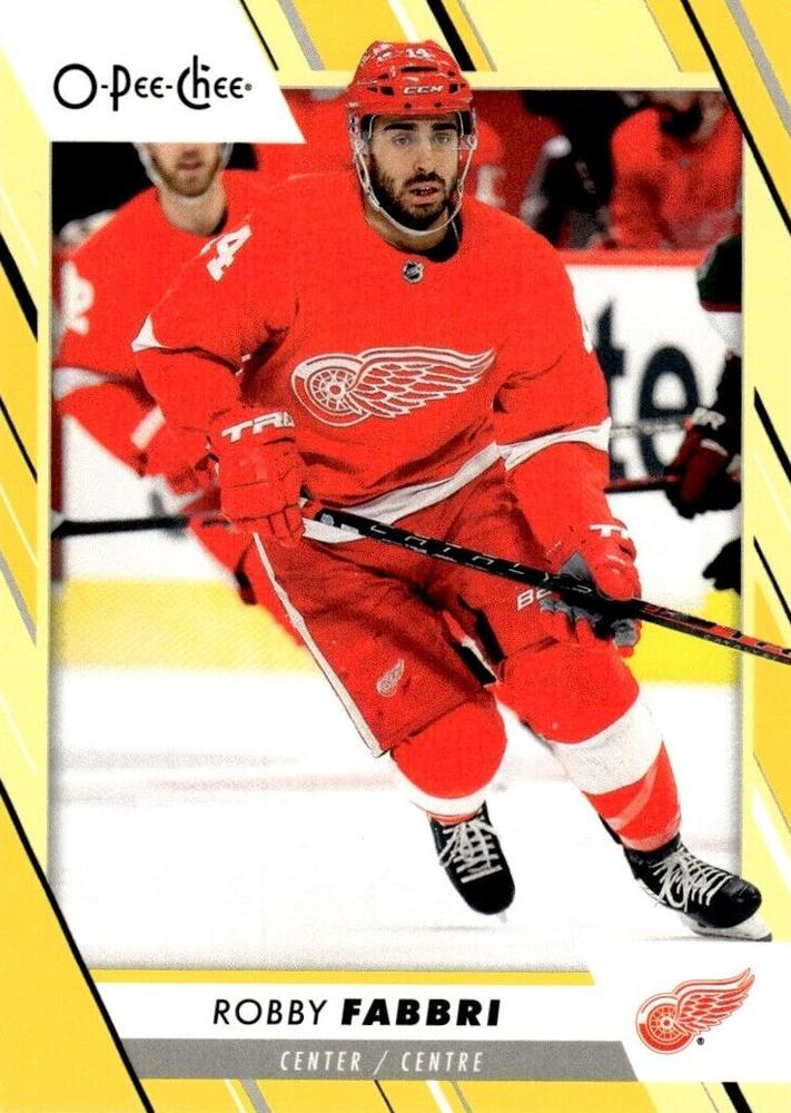 Robby Fabbri #491 Detroit Red Wings | 2023-24 O-Pee-Chee Yellow Border
