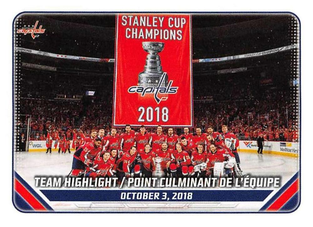 2018/19 Team Highlight #495 | 2019-20 Topps NHL Sticker Collection