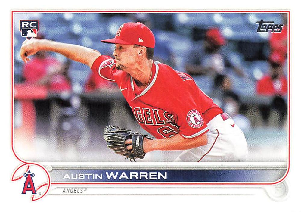 Austin Warren #495 Los Angeles Angels | 2022 Topps