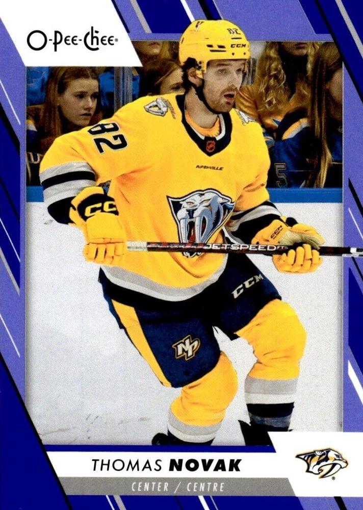 Thomas Novak #495 Nashville Predators | 2023-24 O-Pee-Chee Blue Border