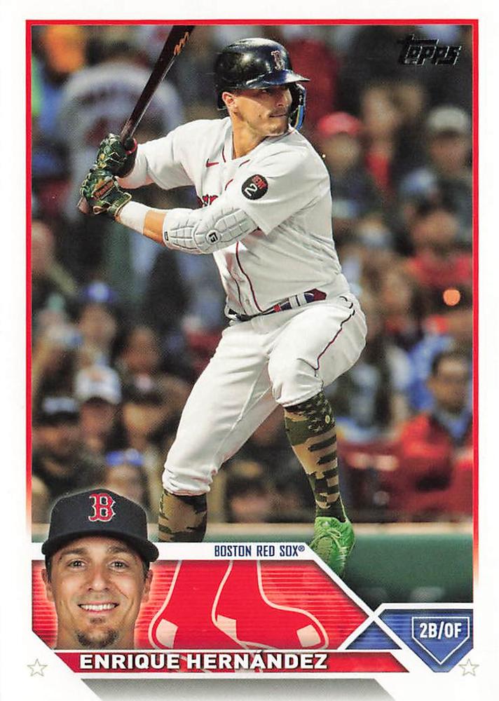 Enrique Hernández #497 Boston Red Sox | 2023 Topps